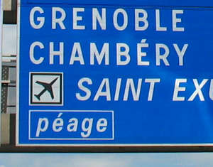 Péage - toll sign