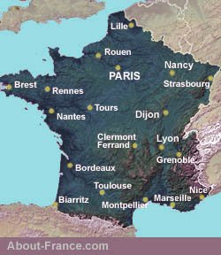 Map of France