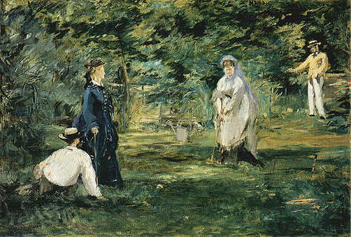 Manet - game of croquet