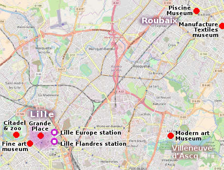 Plan of Lille-Roubaix