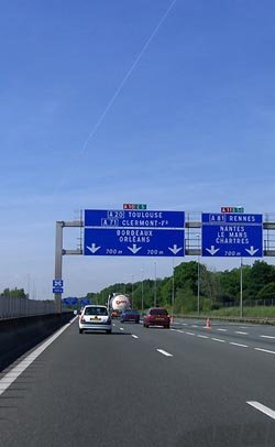 French motorway driving Photo Joe Schlabotnik. Licence CC
