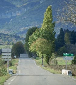 Quiet French cross-country route Many country roads in France are remarkably quiet.