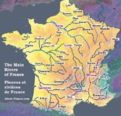 map of france