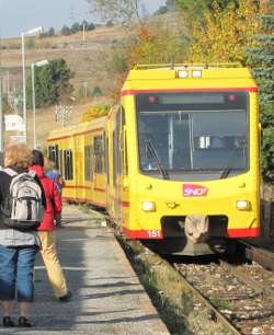 Modern air-conditioned panoramic train