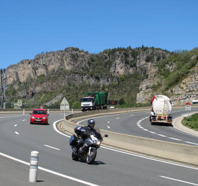 Pas de l'Escalete, on the A75