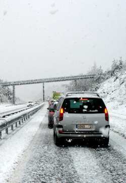 Winter driving in France winter driving France