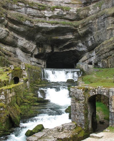 The source of the river Loue